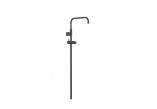 Telescopic rail shower przystosowany for mixer termostatycznej ściennej z kompatybilnym przyłączem, TRES OVER-WALL - Chrome