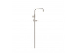 Telescopic rail shower przystosowany for mixer termostatycznej ściennej z kompatybilnym przyłączem, TRES OVER-WALL - White Matt