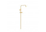 Telescopic rail shower przystosowany for mixer termostatycznej ściennej z kompatybilnym przyłączem, TRES OVER-WALL - Black brąz