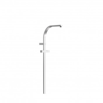 Rail shower przystosowany for mixer termostatycznej ściennej z kompatybilnym przyłączem, TRES OVER-WALL - Chrome 
