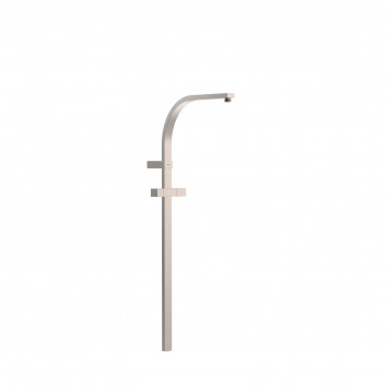 Rail shower przystosowany for mixer termostatycznej ściennej z kompatybilnym przyłączem, TRES OVER-WALL - White Matt