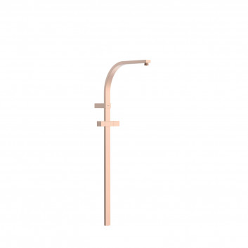Rail shower przystosowany for mixer termostatycznej ściennej z kompatybilnym przyłączem, TRES OVER-WALL - 24-K Gold Matowe