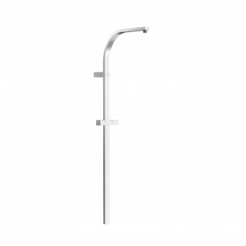 Long rail shower przystosowany for mixer termostatycznej ściennej z kompatybilnym przyłączem, TRES OVER-WALL - Chrome 