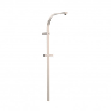 Long rail shower przystosowany for mixer termostatycznej ściennej z kompatybilnym przyłączem, TRES OVER-WALL - White Matt