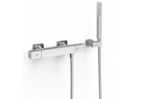 Wall-mounted thermostatic mixer shower, TRES OVER-WALL - Chrome 