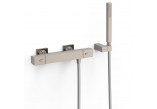 Wall-mounted thermostatic mixer shower, TRES OVER-WALL - White Matt