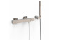 Wall-mounted thermostatic mixer shower, TRES OVER-WALL - White Matt