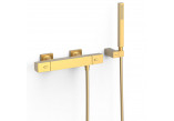 Wall-mounted thermostatic mixer shower, TRES OVER-WALL - Steel