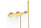 Wall-mounted thermostatic mixer shower, TRES OVER-WALL - Steel