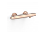 Wall-mounted thermostatic mixer shower, TRES OVER-WALL - 24-K Gold Matowe