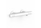 Wall-mounted thermostatic mixer shower, TRES OVER-WALL - Czerń Matt