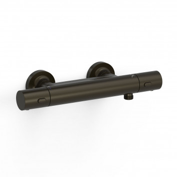 Wall-mounted thermostatic mixer shower, TRES OVER-WALL - Steel