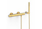 Wall-mounted thermostatic mixer shower, TRES OVER-WALL - Black brąz