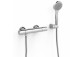 Wall-mounted thermostatic mixer shower, TRES OVER-WALL - Chrome 