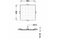 Overhead shower concealed ceiling, TRES COMPL DUCHA - 24-K Gold Matowe