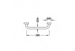 Holder do bathtub, TRES ACCESORIOS BANYO - White Matt
