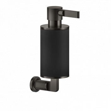 Liquid soap dispenser Gessi Inciso wall mounted - black