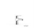 Mixer single lever ecological basin with valve spustowym Click-Clack, TRES BASE - Chrome