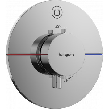 Mixer thermostatic, concealed do 1 odbiornika, Hansgrohe ShowerSelect Comfort S - Chrome 