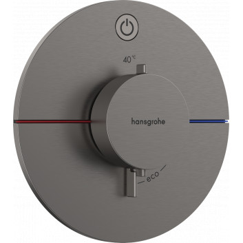 Mixer thermostatic, concealed do 1 odbiornika, Hansgrohe ShowerSelect Comfort S - Brąz Szczotkowany