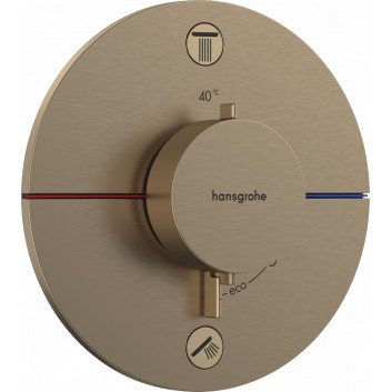 Mixer thermostatic, concealed do 2 odbiorników, Hansgrohe ShowerSelect Comfort S - Chrome 