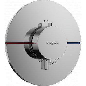 Mixer thermostatic, concealed, Hansgrohe ShowerSelect Comfort S - Chrome 