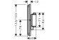 Mixer thermostatic, concealed do 1 odbiornika, Hansgrohe ShowerSelect Comfort E - Black Matt