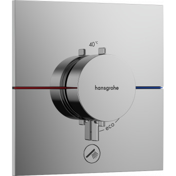 Mixer thermostatic, concealed do 1 odbiornika z dodatkowym wyjściem, Hansgrohe ShowerSelect Comfort E - Chrome 