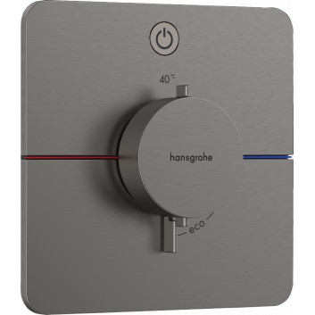 Mixer thermostatic, concealed do 1 odbiornika, Hansgrohe ShowerSelect Comfort Q - Brąz Szczotkowany