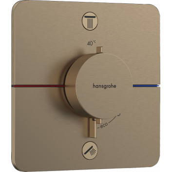 Mixer thermostatic, concealed do 2 odbiorników, Hansgrohe ShowerSelect Comfort Q - Chrome 