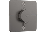 Mixer thermostatic, concealed do 2 odbiorników, Hansgrohe ShowerSelect Comfort Q - Black Chrome Szczotkowany