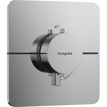 Mixer thermostatic, concealed, Hansgrohe ShowerSelect Comfort Q - Chrome