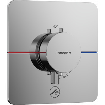 Mixer thermostatic, concealed do 1 odbiornika z dodatkowym wyjściem, Hansgrohe ShowerSelect Comfort Q - Chrome