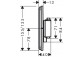 Mixer thermostatic, concealed do 1 odbiornika z dodatkowym wyjściem, Hansgrohe ShowerSelect Comfort Q - Chrome