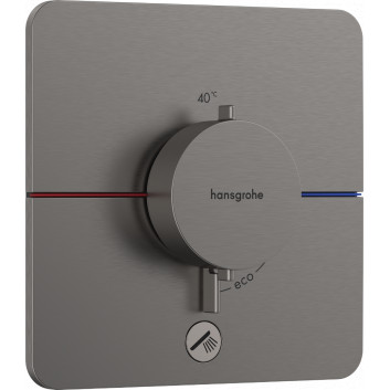 Mixer thermostatic, concealed do 1 odbiornika z dodatkowym wyjściem, Hansgrohe ShowerSelect Comfort Q - Brąz Szczotkowany