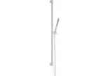 Shower set 100 1jet EcoSmart+ with bar 90 cm, Hansgrohe Pulsify S - White Matt