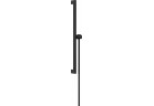 Shower rail E Puro 65 cm z suwakiem EasySlide i wężem przysznicowym Isiflex 160cm, Hansgrohe Unica - Black Matt