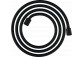 Tekstylny shower hose 200 cm, Hansgrohe Designflex - Black Chrome Szczotkowany