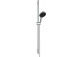 Shower set 130 3jet with bar S Puro 90 cm PushSlider i tekstylnym wężem shower Designflex 160 cm, Hansgrohe Rainfinity - Chrome