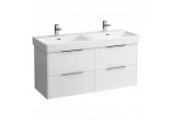 Cabinet vanity Laufen BASE 47x53x26,5, hinge on the left strony - white