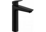 Single lever washbasin faucet 190 with pop-up waste, Hansgrohe Logis - Black Matt 