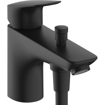 Single lever Bath tap Monotrou z 2 zakresami przepływu, Hansgrohe Logis - Black Matt 