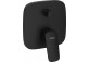 Single lever Bath tap, concealed, external part, Hansgrohe Logis - Black Matt