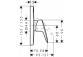 Single lever shower mixer, concealed, external part, Hansgrohe Logis - Black Matt