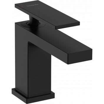 Single lever washbasin faucet 80 CoolStart with pop-up waste, Hansgrohe Tecturis E - Brąz Szczotkowany