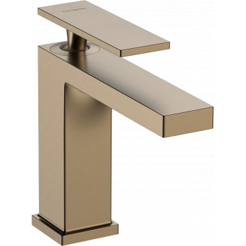 Single lever washbasin faucet 110 without waste, Hansgrohe Tecturis E - Chrome 