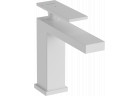 Single lever washbasin faucet 110 CoolStart without waste, Hansgrohe Tecturis E - White Matt