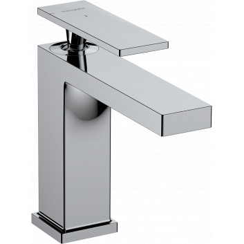 Single lever washbasin faucet 110 CoolStart EcoSmart+ with pop-up waste with pull-rod, Hansgrohe Tecturis E - Chrome 