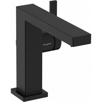 Single lever washbasin faucet 110 Fine CoolStart Ecosmart+ with pop-up waste Push-Open, Hansgrohe Tecturis E - Brąz Szczotkowany