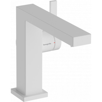 Single lever washbasin faucet 110 Fine, CoolStart without waste, Hansgrohe Tecturis E - Black Matt